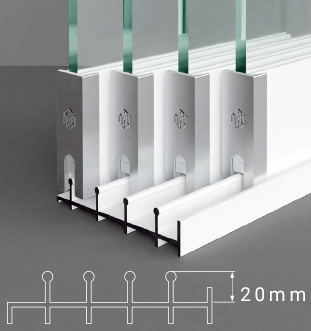 Balconglass, flexidoor