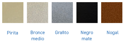 Balconglass, flexidoor, colores